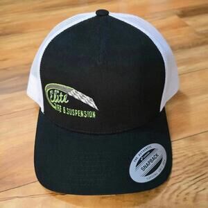 The Classics Black and White Snapback Hat One Size